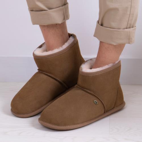 Mens Chester Sheepskin Slipper Chestnut