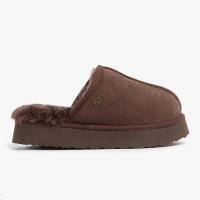 Ladies Mabel Sheepskin Platform Mule Slipper